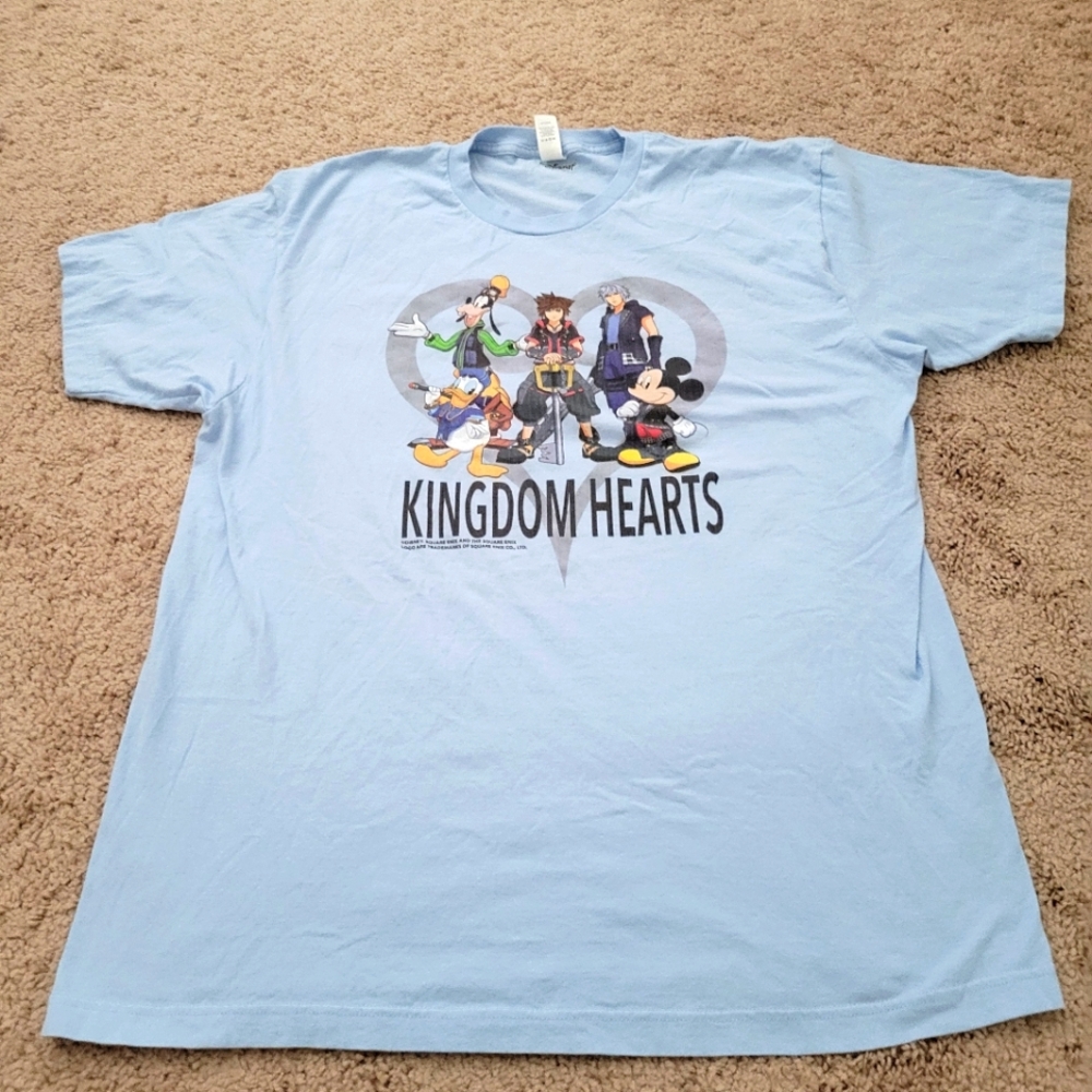 Men's XL Disney - Kingdom Hearts Short Sleeve Shirt - XL - EUC